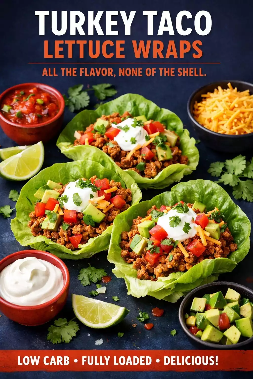 Turkey Taco Lettuce Wraps — All the Flavor, None of the Shell