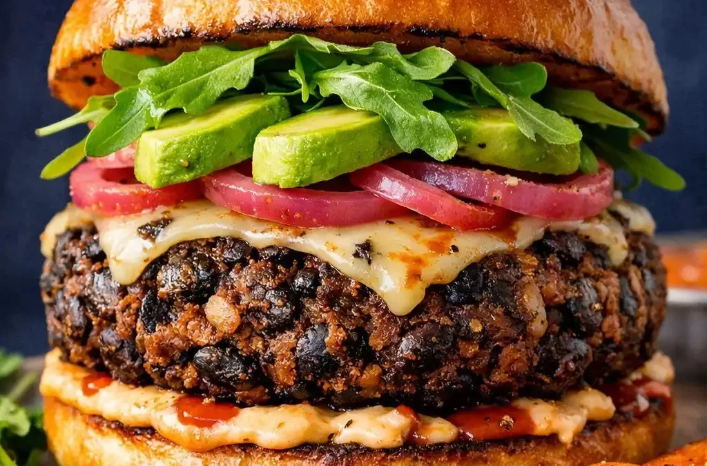 Black Bean Burger — Dense, Smoky, and It Actually Holds Together