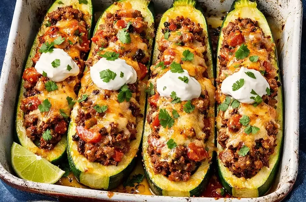 Stuffed Zucchini Boats — Low Carb, High Flavor, Easy Weeknight Win