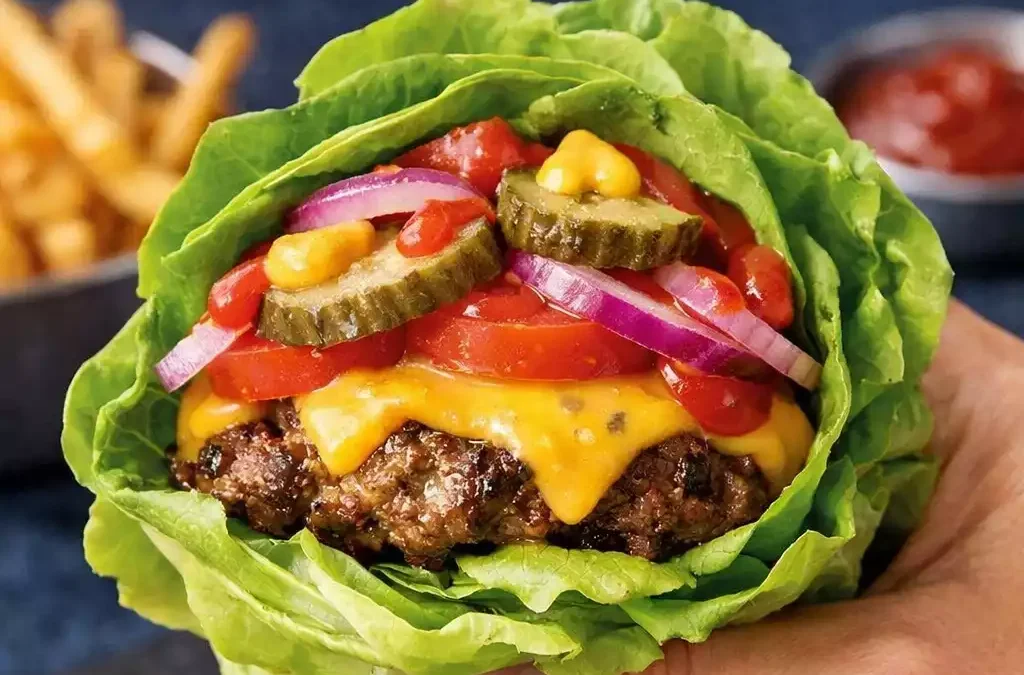 Lettuce Wrap Burger — Same Fillings, No Bun, All the Flavor