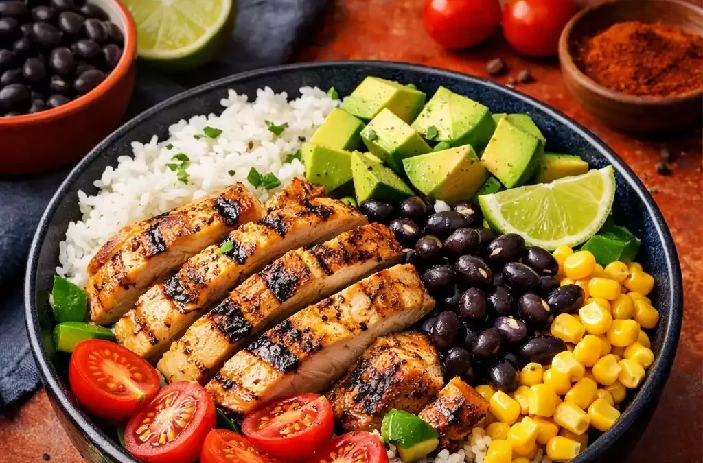 Protein Chicken Bowl — Grilled Chicken, Rice, and Enough Protein to Matter