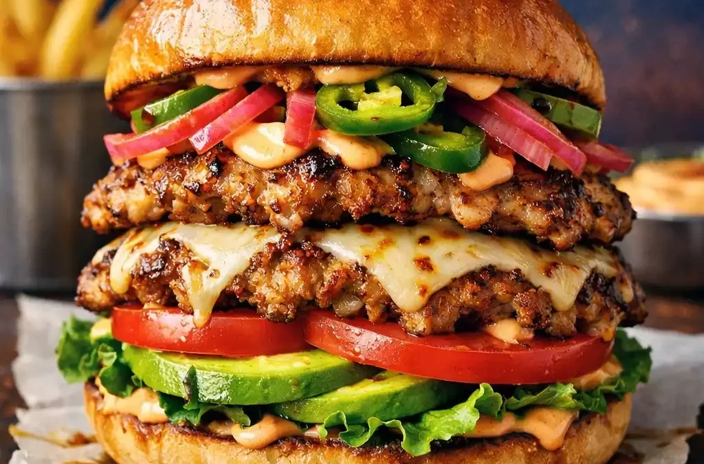 Turkey Smash Burger — Same Technique, Lighter Protein, Still Stacked