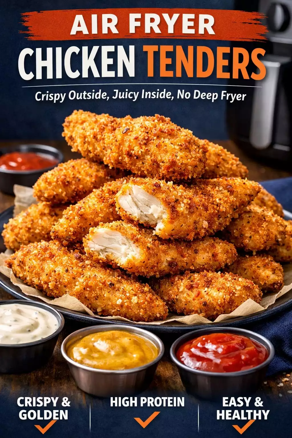 Air Fryer Chicken Tenders — Crispy Outside, Juicy Inside, No Deep Fryer