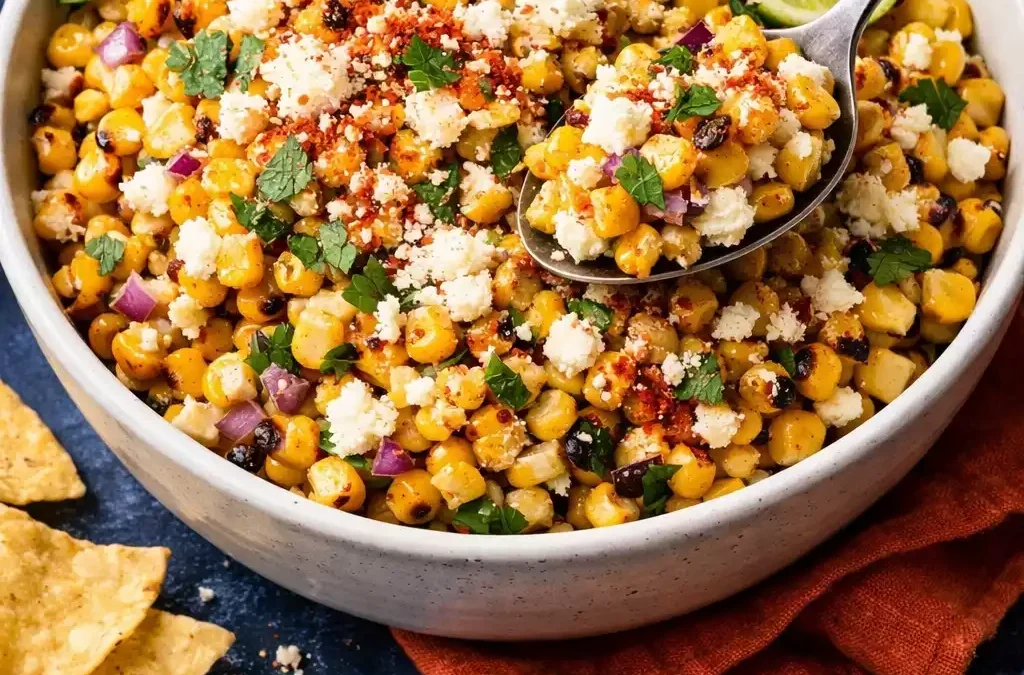 Street Corn Salad — All the Elote Flavors but Scoopable