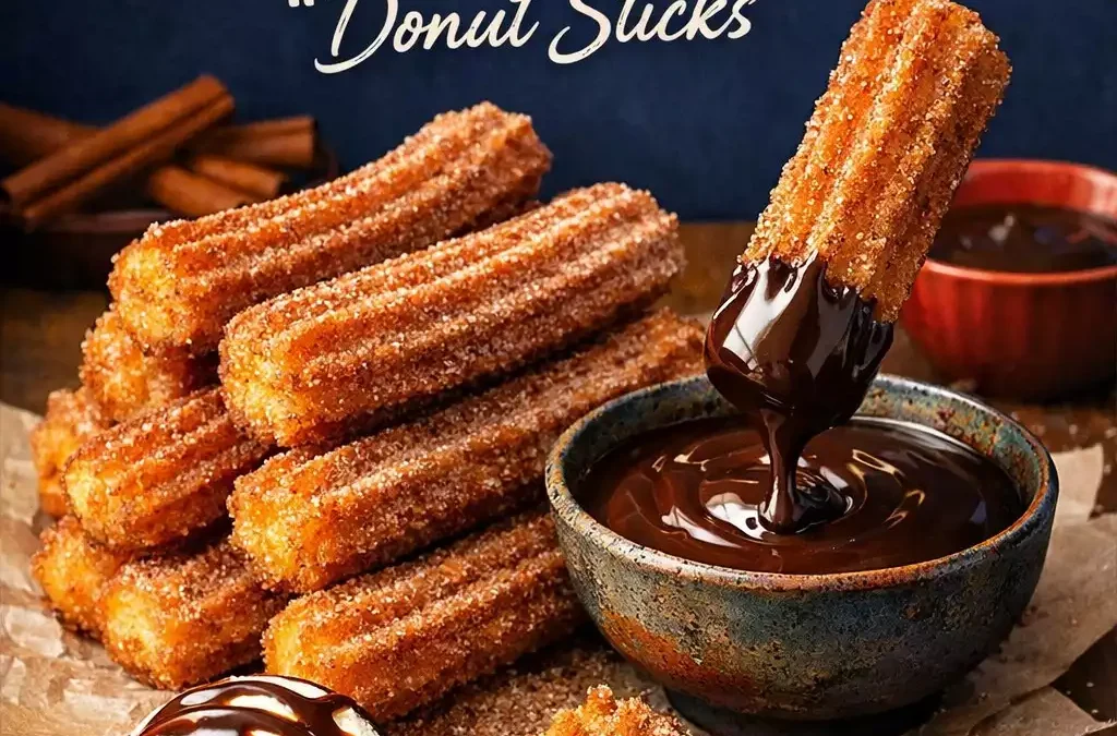 Churros — Fried Dough, Cinnamon Sugar, My Daughter Calls Them Donut Sticks