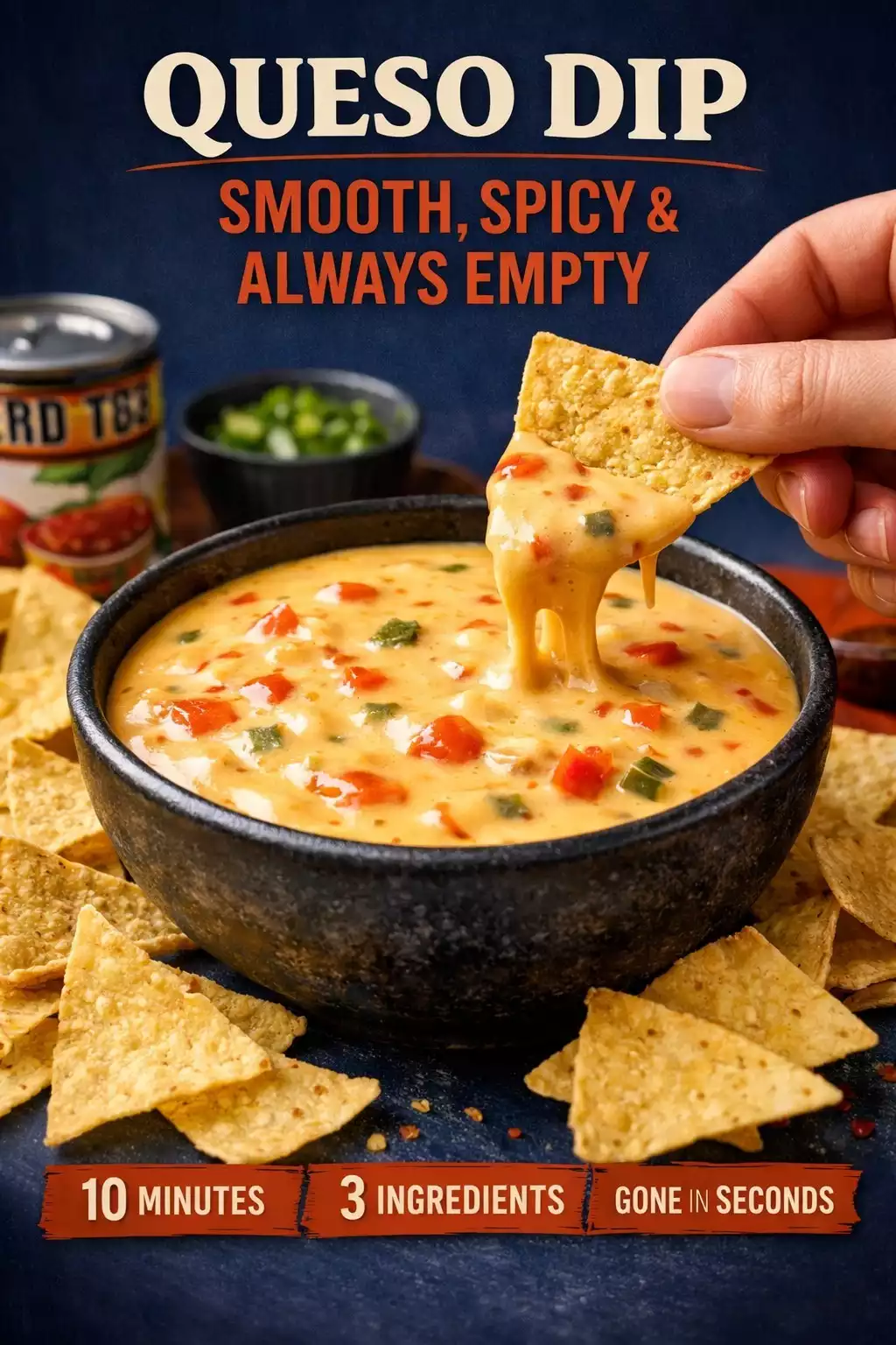 Queso Dip — Smooth, Spicy, the Bowl That’s Always Empty