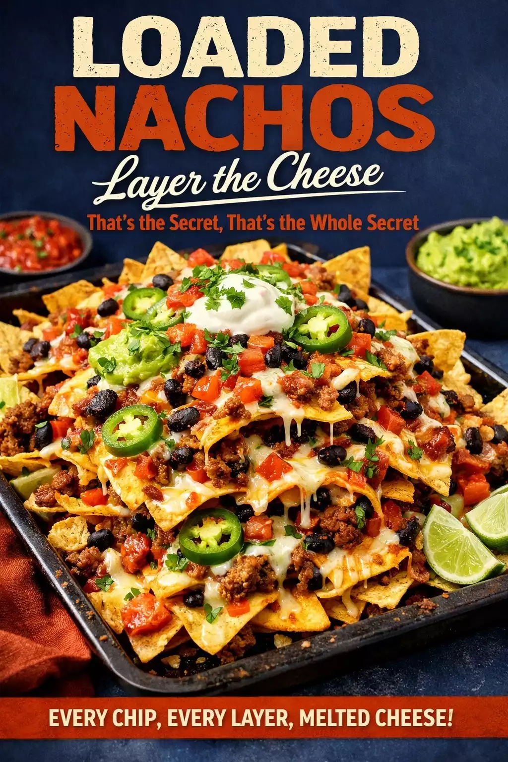 Loaded Nachos — Layer the Cheese, That’s the Secret, That’s the Whole Secret