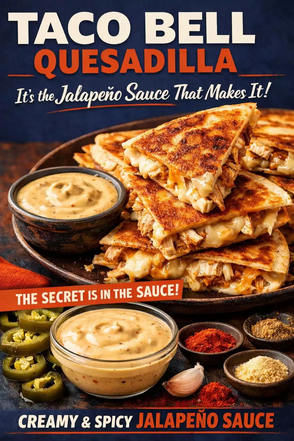 Taco Bell Quesadilla — It’s the Jalapeño Sauce That Makes It