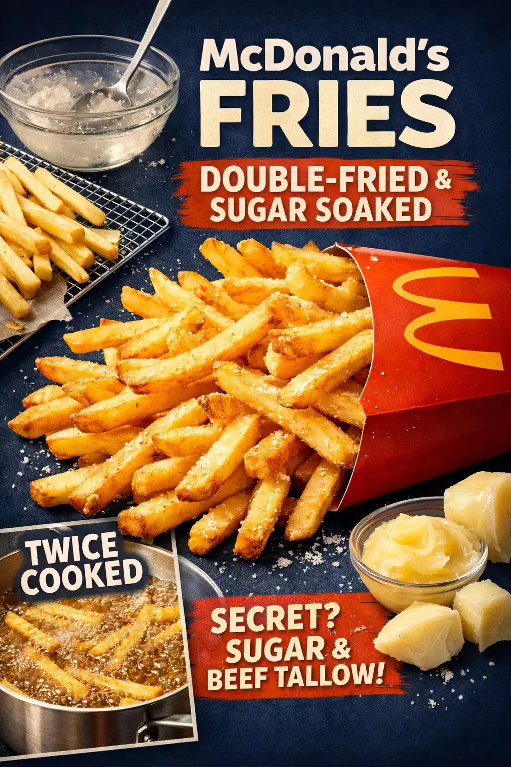 McDonald’s Fries — Double-Fried, Sugar Water Soaked, Yes Really