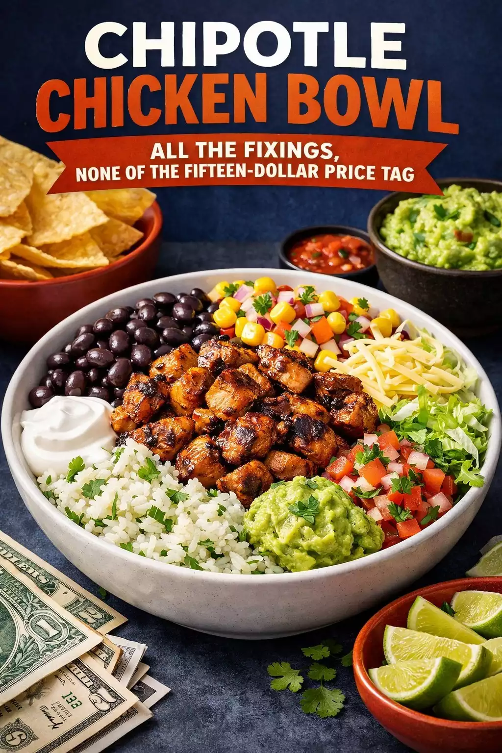 Chipotle Chicken Bowl — All the Fixings, None of the Fifteen-Dollar Price Tag