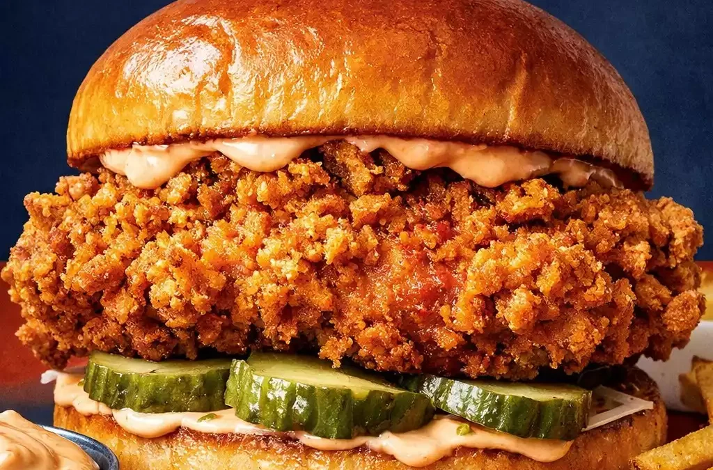 Popeyes Chicken Sandwich — Thick, Spicy, and That Crackly Coating