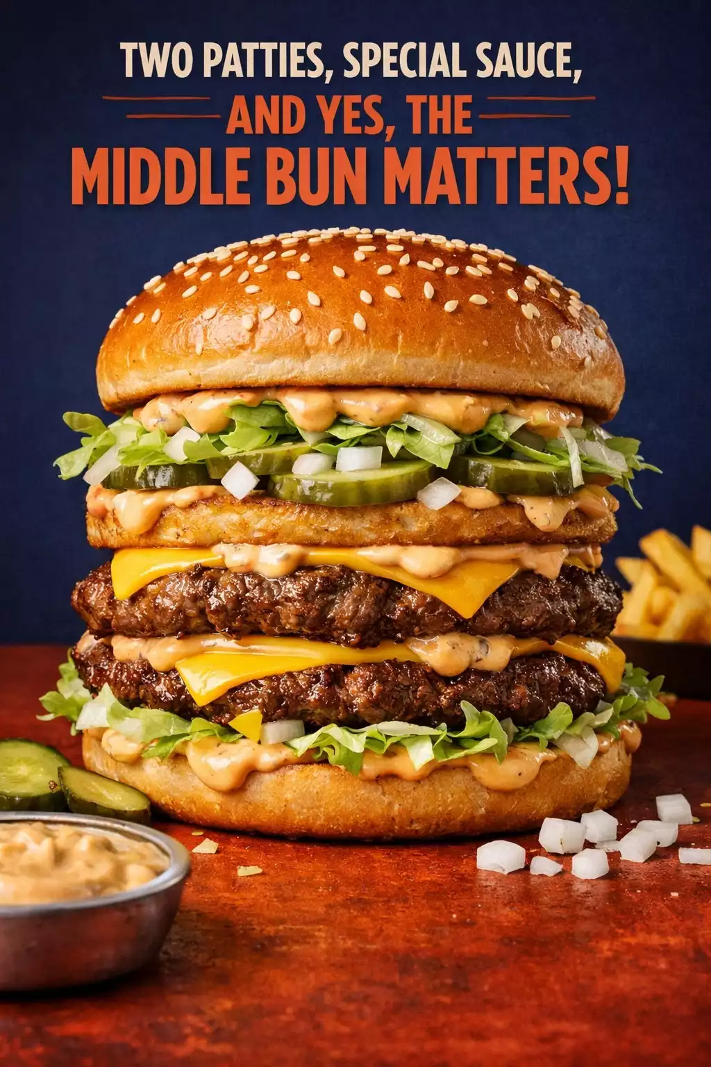 Big Mac — Two Patties, Special Sauce, and Yes the Middle Bun Matters