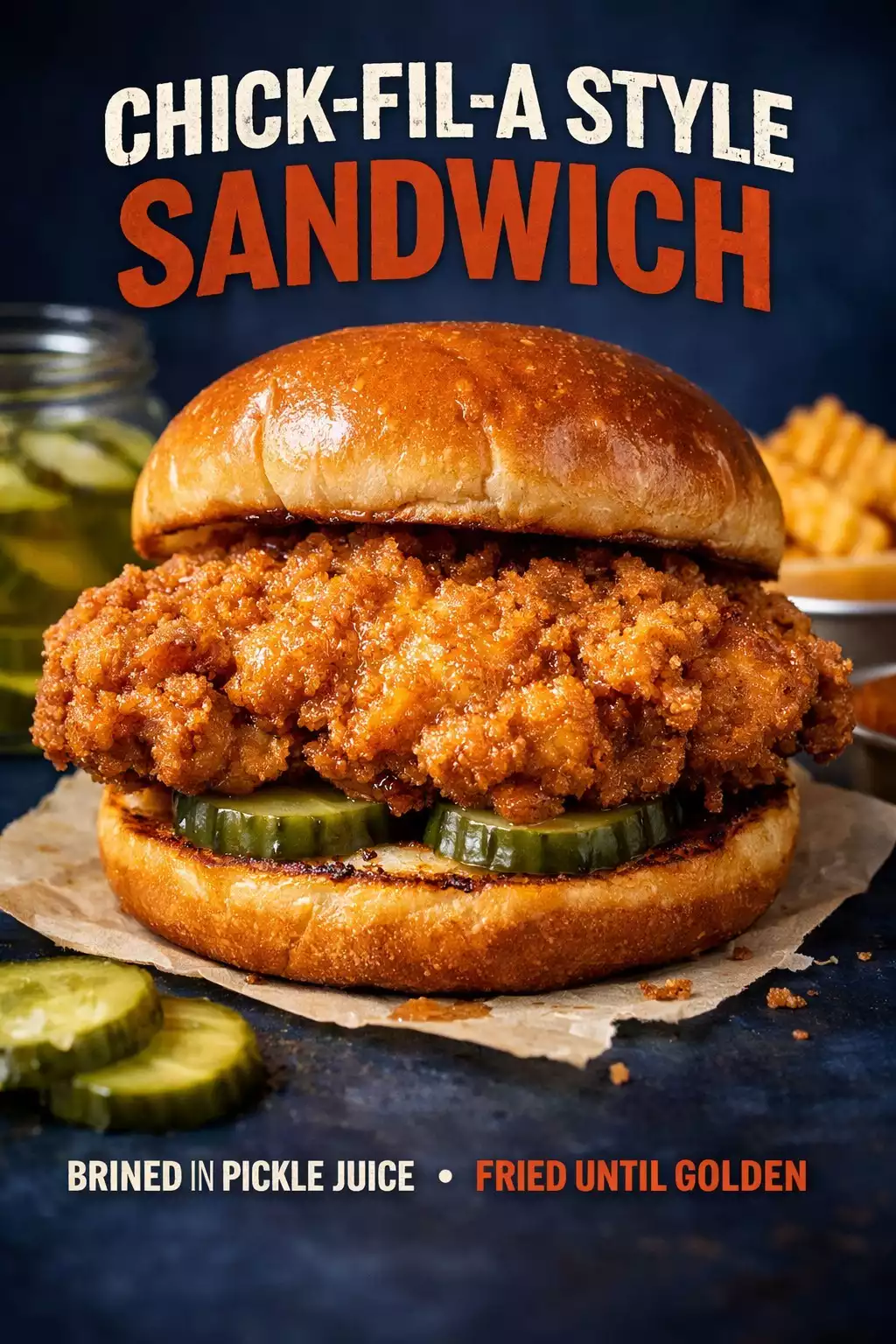 Chick-fil-A Sandwich — Brined in Pickle Juice, Fried Until Golden