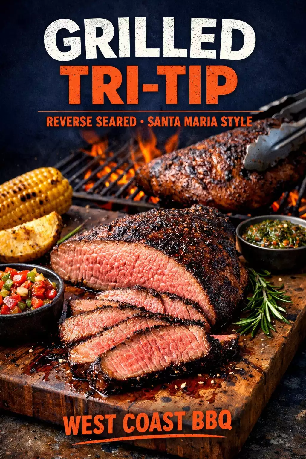 Grilled Tri-Tip — Reverse Seared, Santa Maria Style, West Coast BBQ