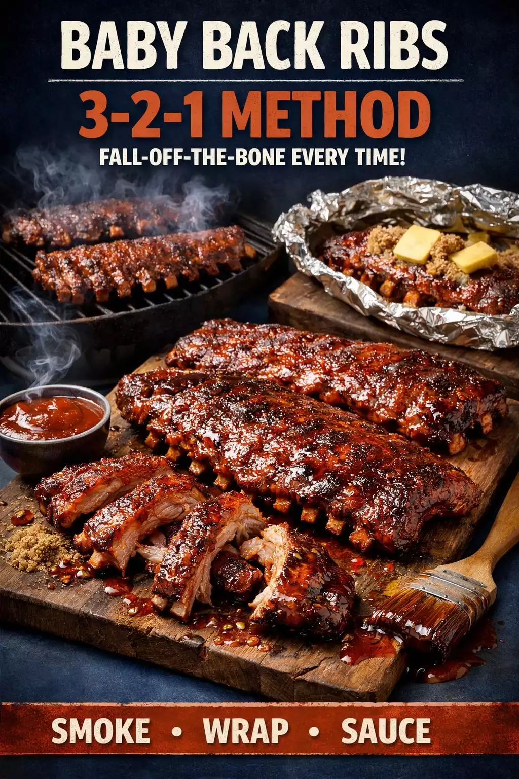 Baby Back Ribs — 3-2-1 Method, Fall-Off-the-Bone Every Time