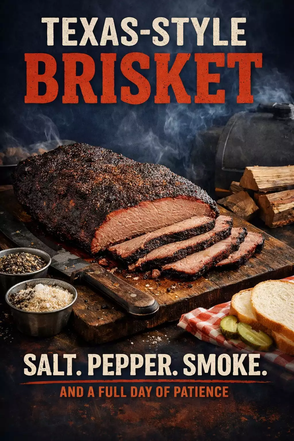 Texas-Style Brisket — Salt, Pepper, Smoke, and a Full Day of Patience