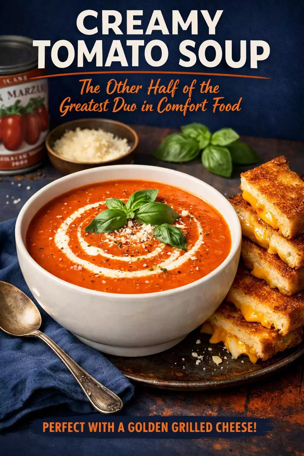 Creamy Tomato Soup — The Other Half of the Greatest Duo in Comfort Food