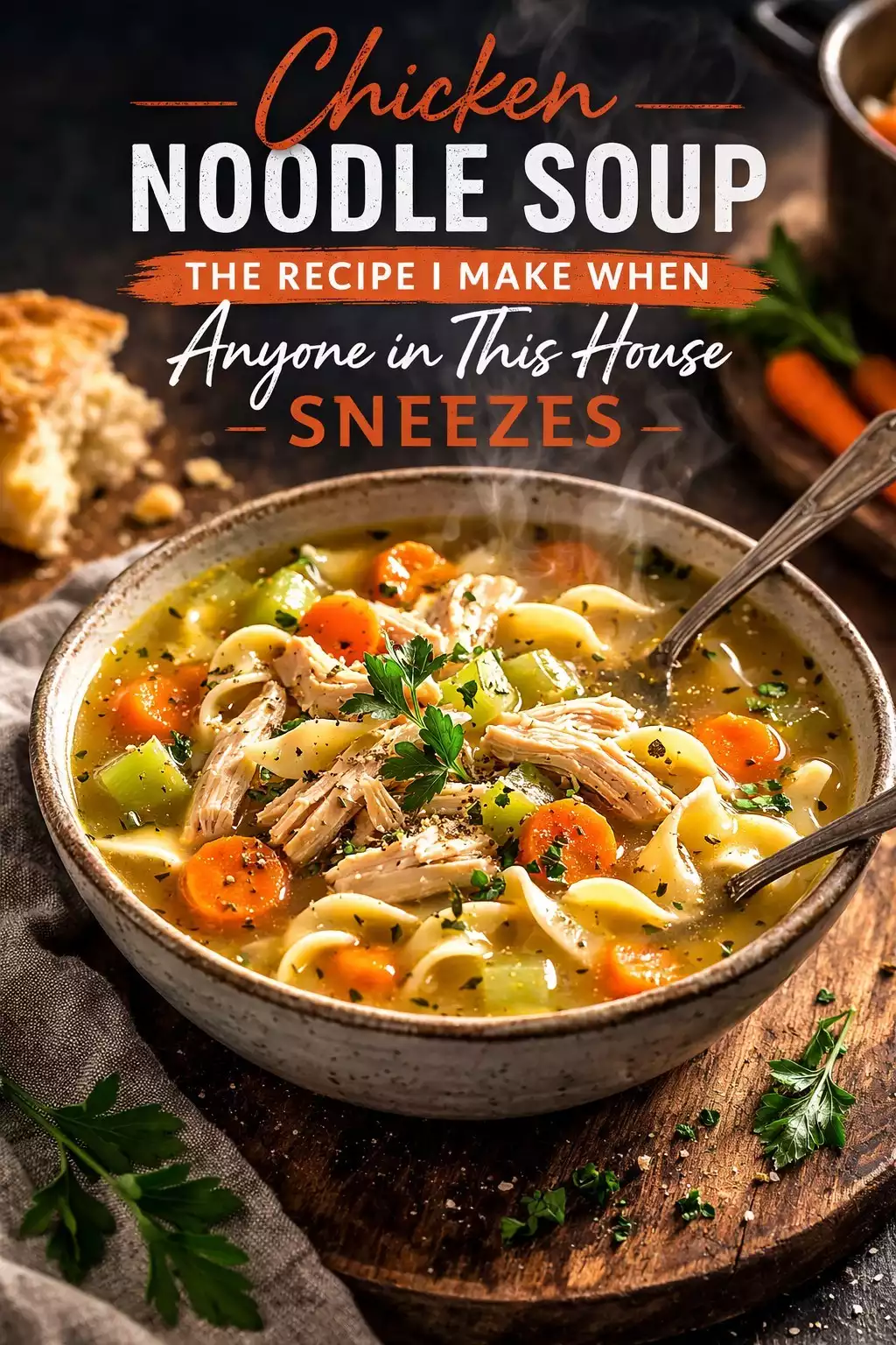 Chicken Noodle Soup — The Recipe I Make When Anyone in This House Sneezes