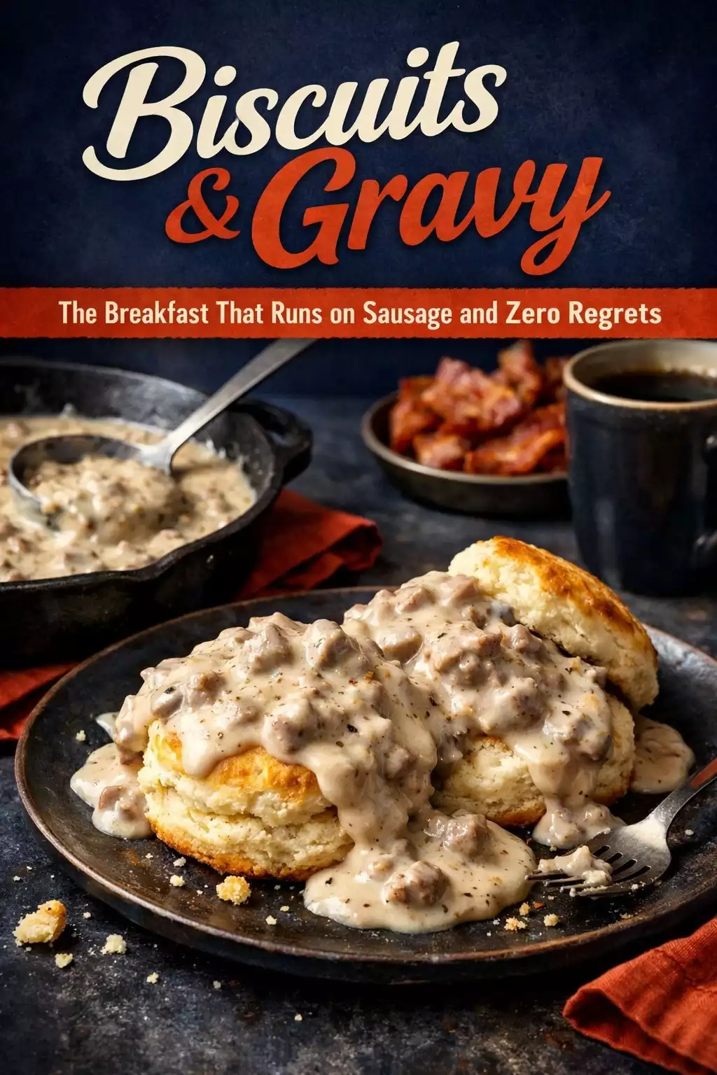 Biscuits and Gravy — The Breakfast That Runs on Sausage and Zero Regrets
