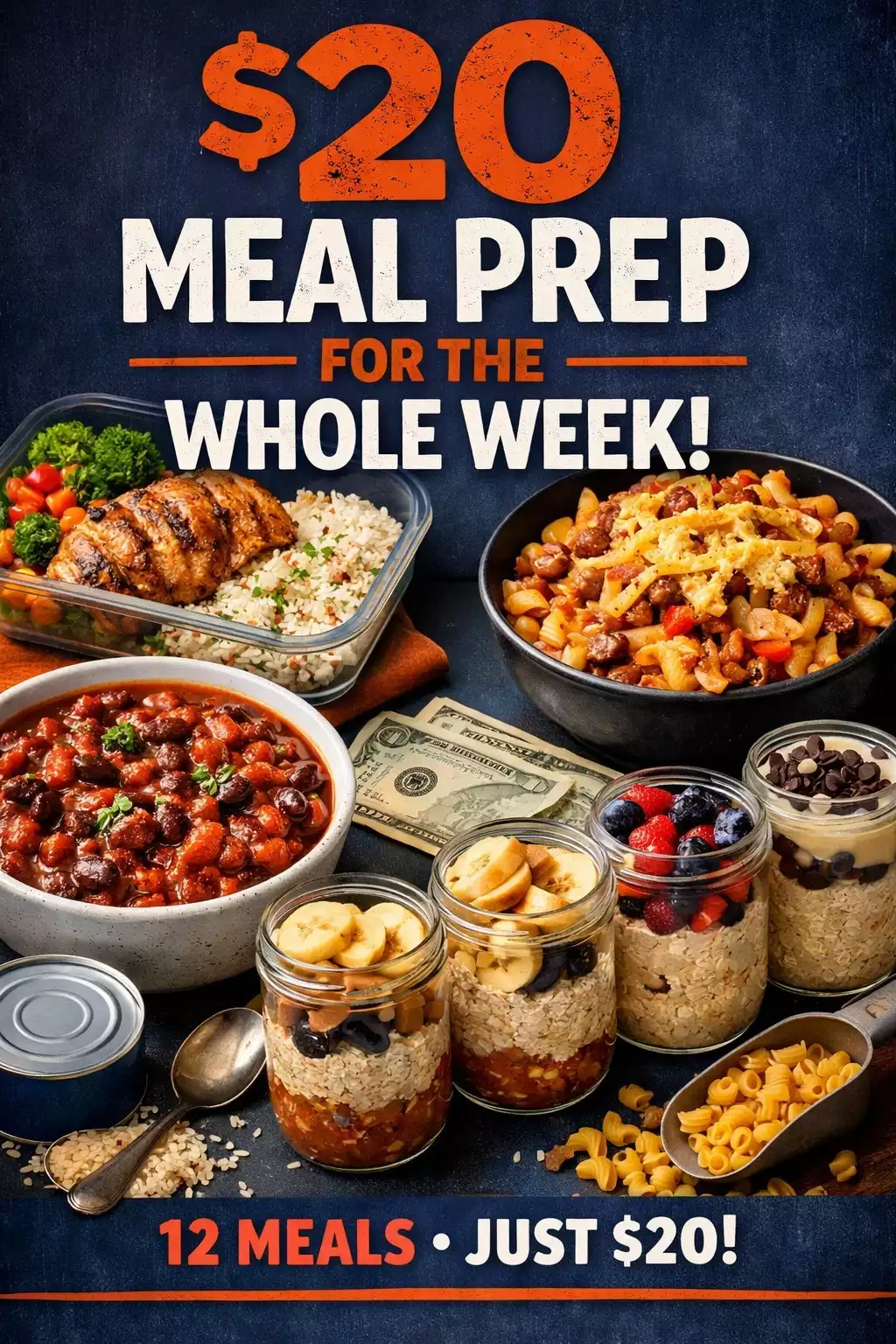 $20 Meal Prep for the Whole Week