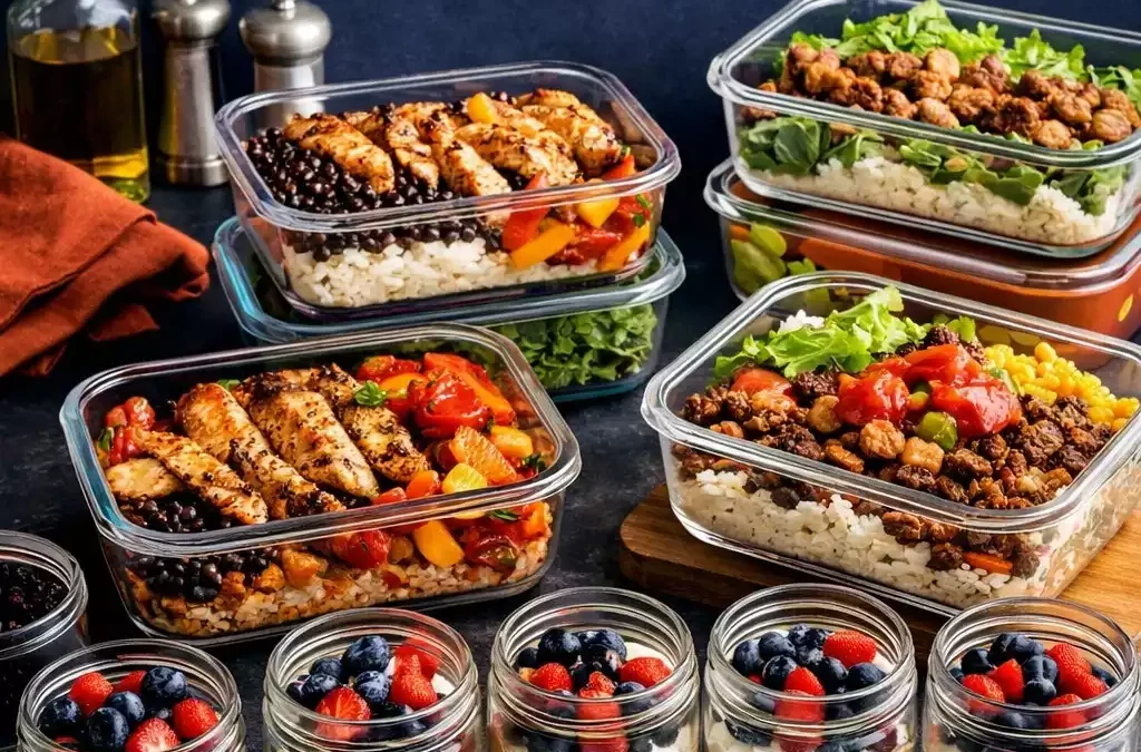 Sunday Meal Prep — 5 Lunches in 1 Hour