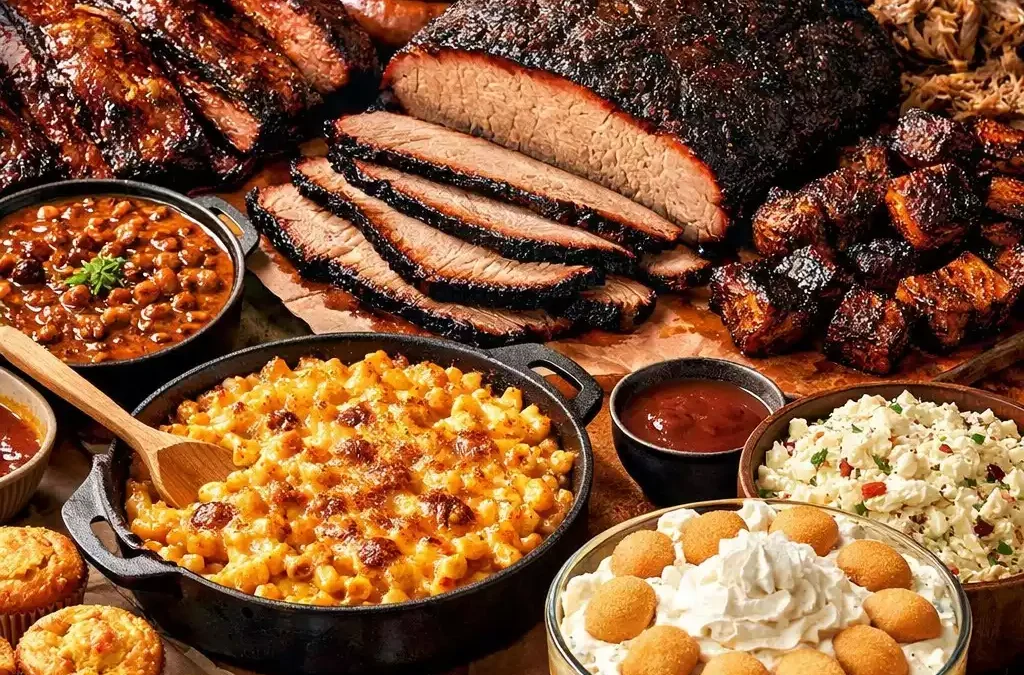 The Texas BBQ Cookout — Full Spread From Smoke to Dessert