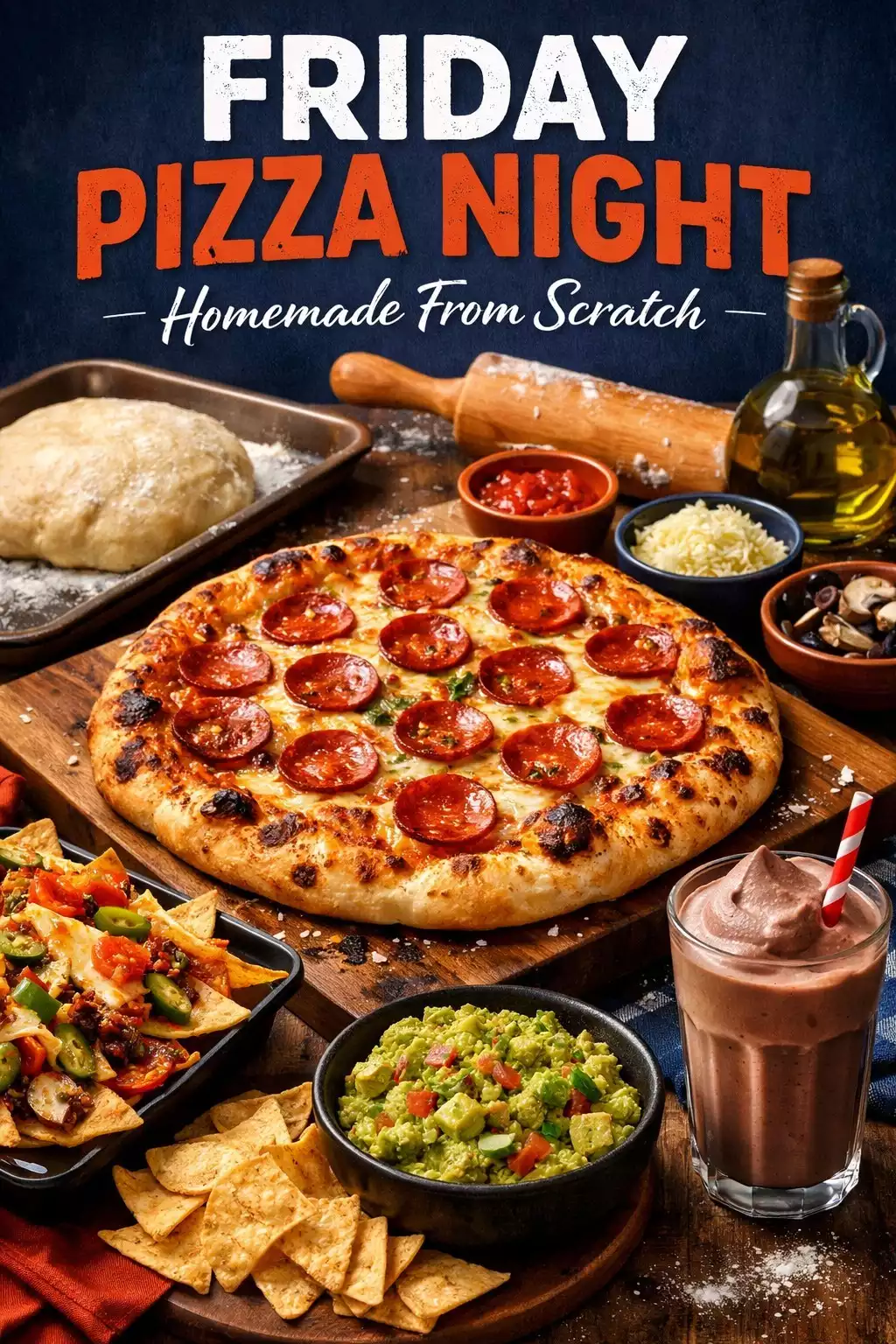 Friday Pizza Night — Homemade From Scratch