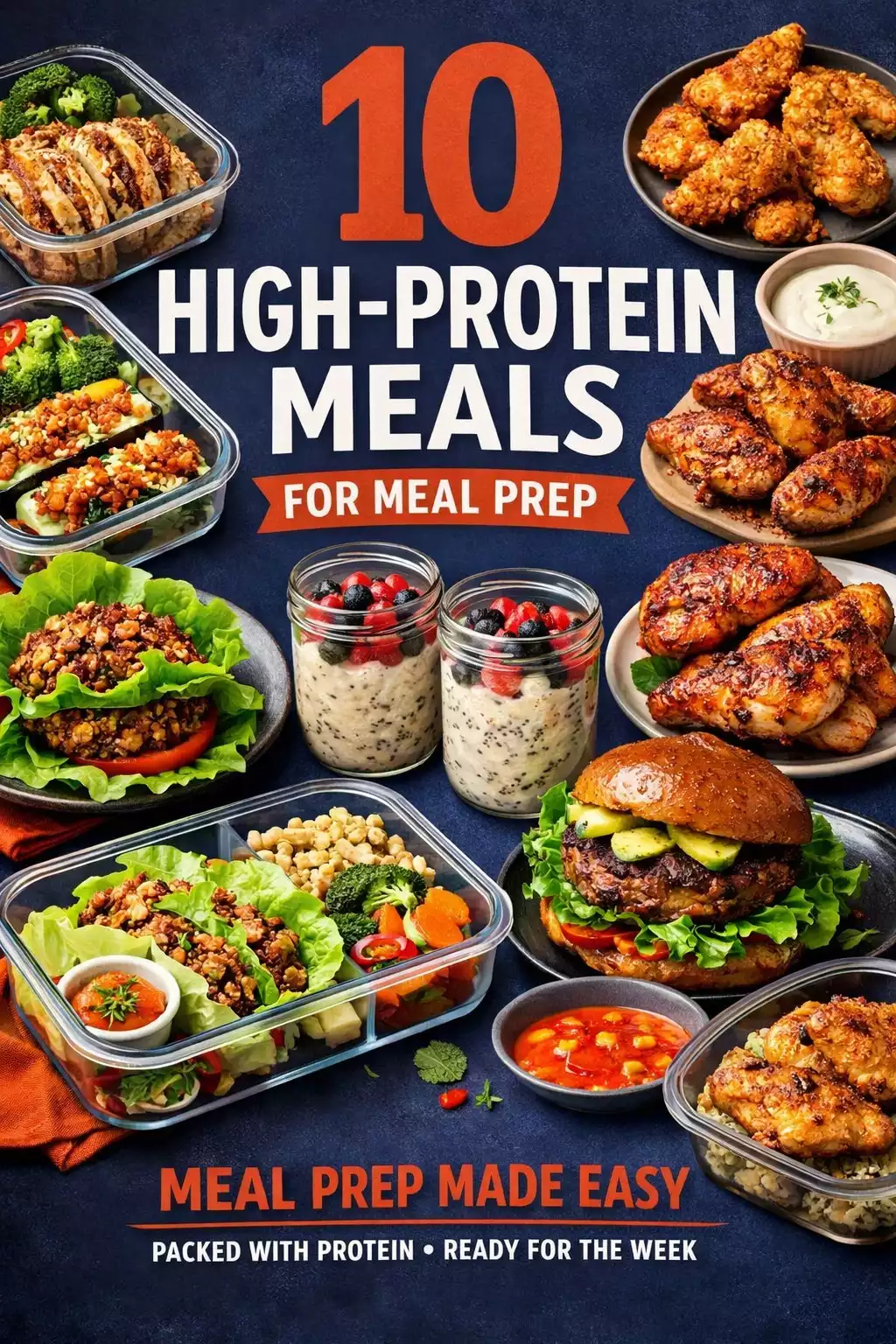 10 High-Protein Meals for Meal Prep