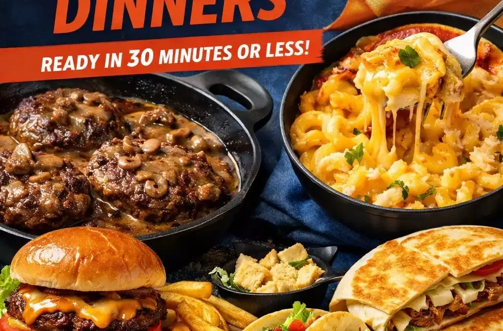 20 Easy Weeknight Dinners That Take 30 Minutes or Less