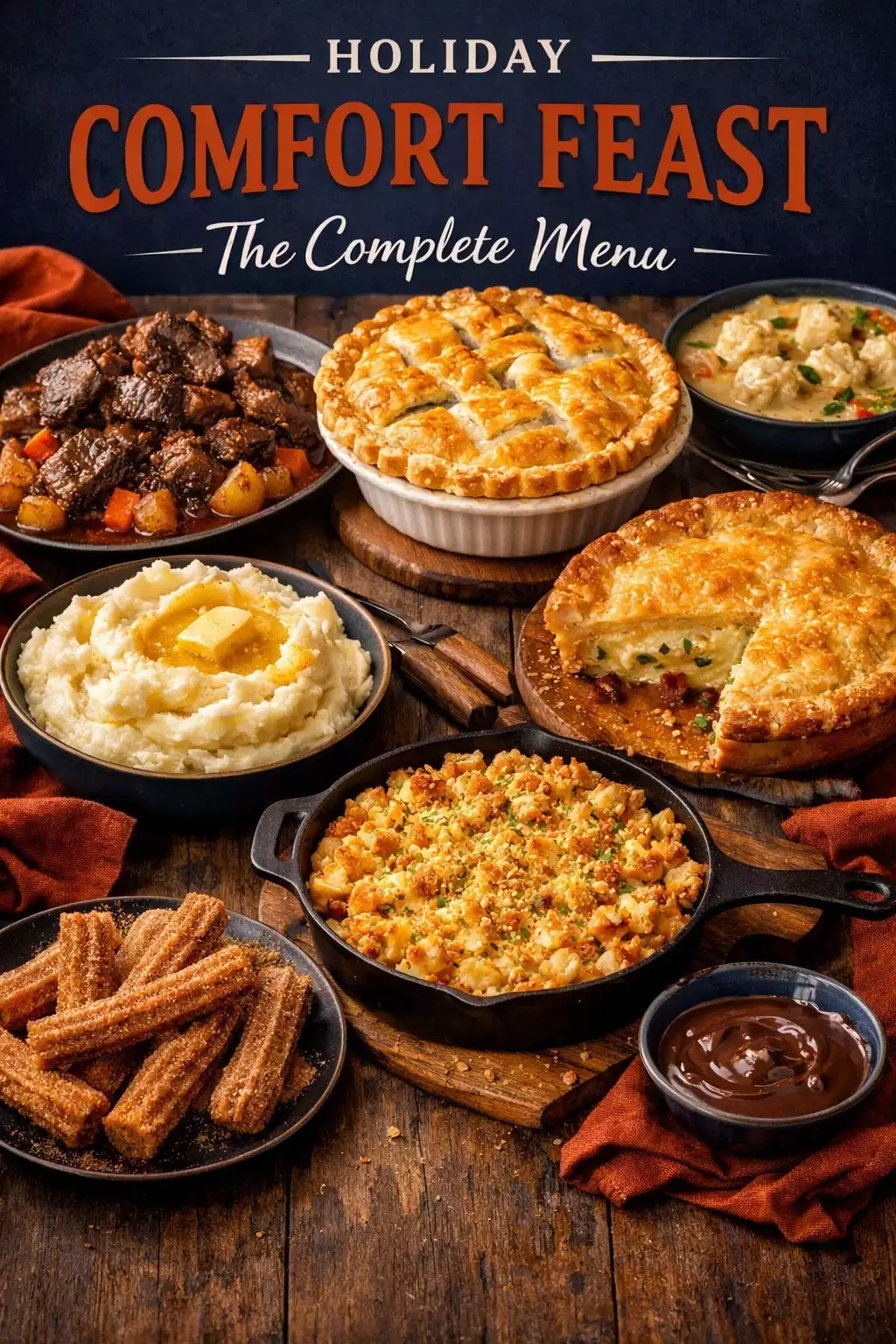 Holiday Comfort Feast — The Complete Menu