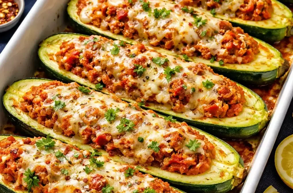 Stuffed Zucchini Boats — Low Carb, High Flavor, Easy Weeknight Win
