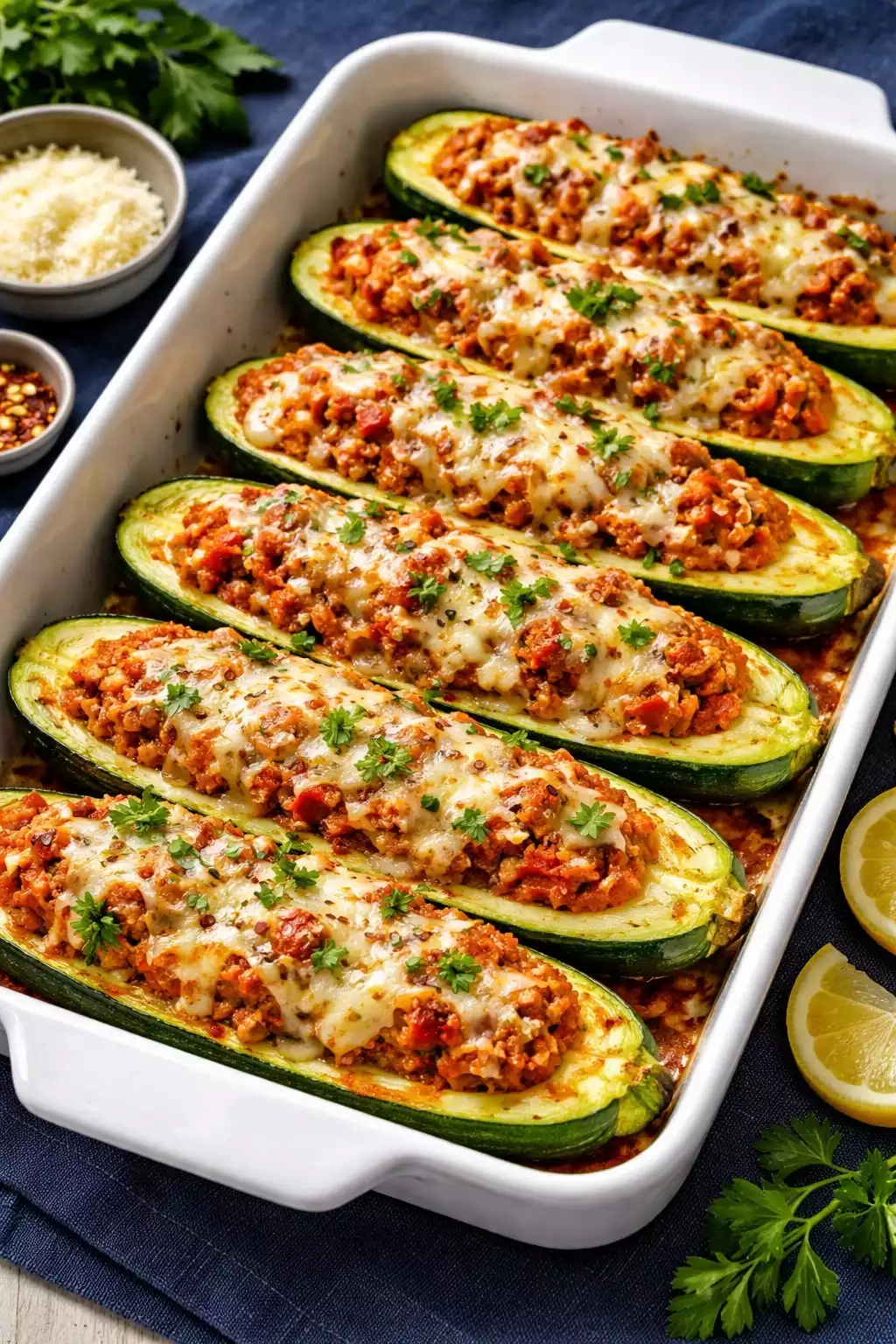 Stuffed Zucchini Boats