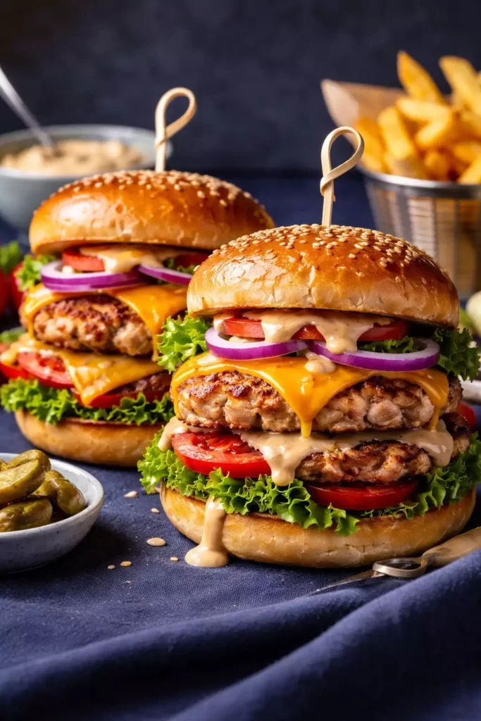 Turkey Smash Burger — Same Technique, Lighter Protein, Still Stacked