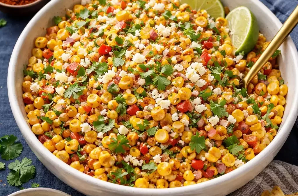 Street Corn Salad — All the Elote Flavors but Scoopable
