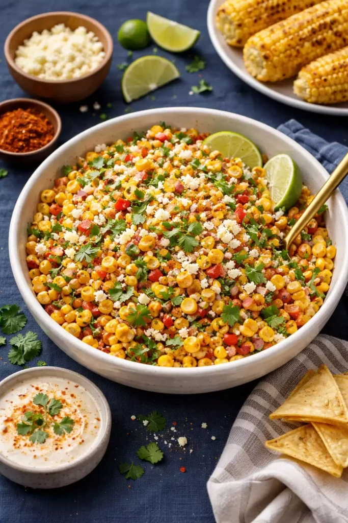 Street Corn Salad — All the Elote Flavors but Scoopable