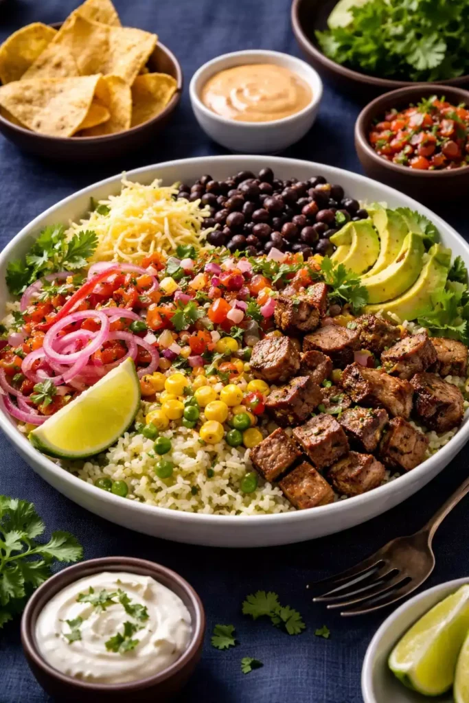 Beef Burrito Bowl — Same Flavors as a Burrito, Less Structural Engineering