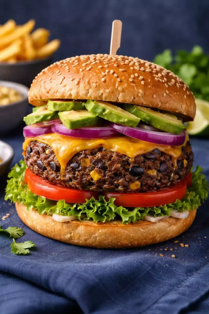 Black Bean Burger — Dense, Smoky, and It Actually Holds Together