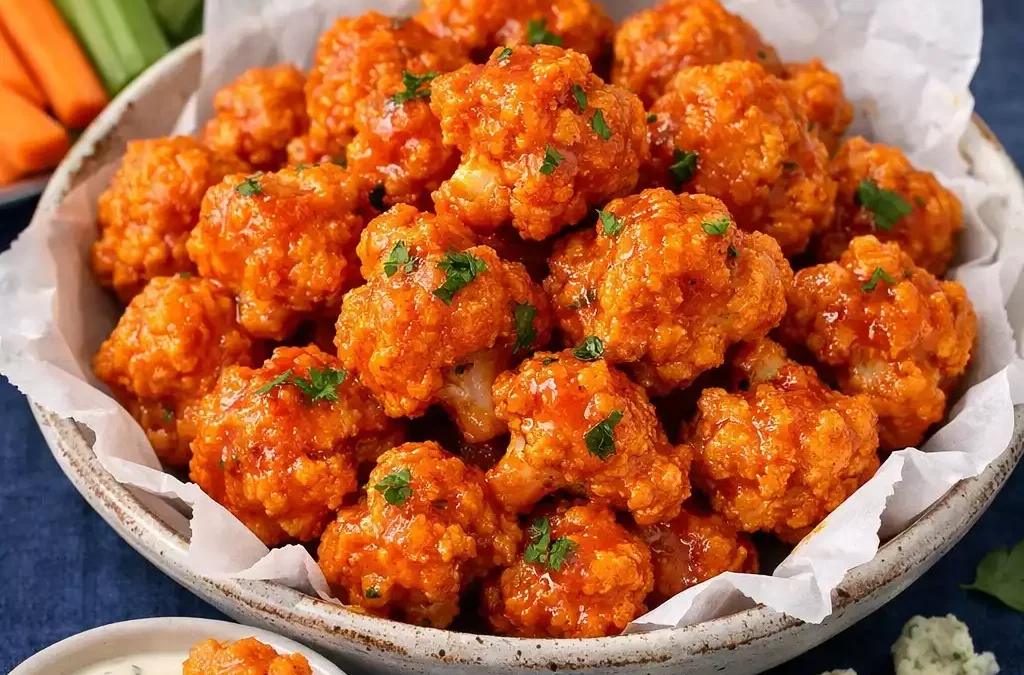 Buffalo Cauliflower — Crispy, Spicy, and You Almost Forget It’s Not Chicken