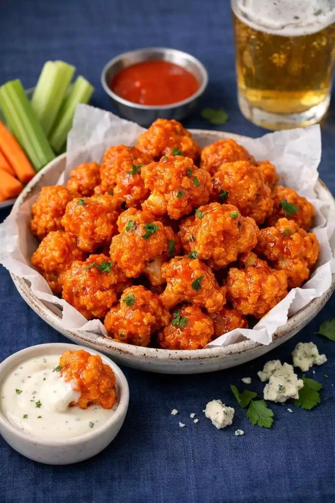 Buffalo Cauliflower — Crispy, Spicy, and You Almost Forget Its Not Chicken