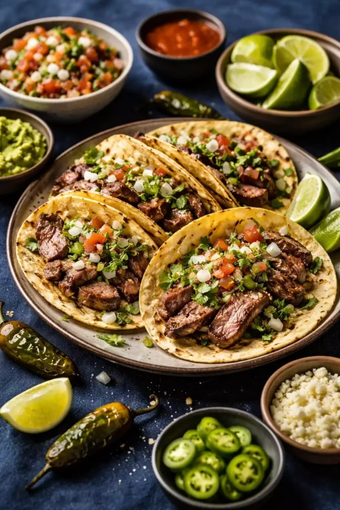 Carne Asada Tacos — Charred Steak, Corn Tortillas, Everything I Love