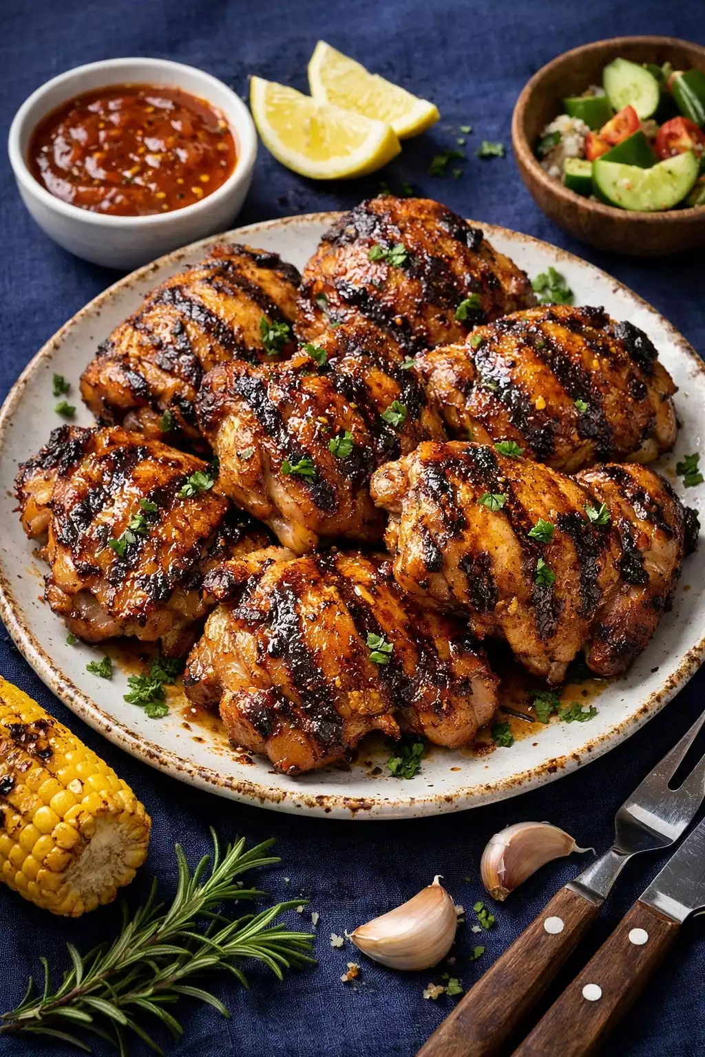 Grilled Chicken Thighs