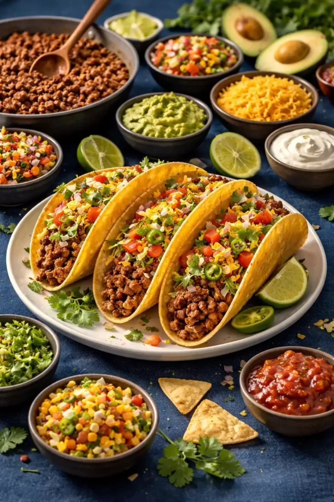 Ground Beef Tacos — Taco Tuesday, Build Your Own, Zero Complaints