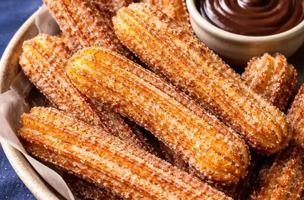 Churros — Fried Dough, Cinnamon Sugar, My Daughter Calls Them Donut Sticks