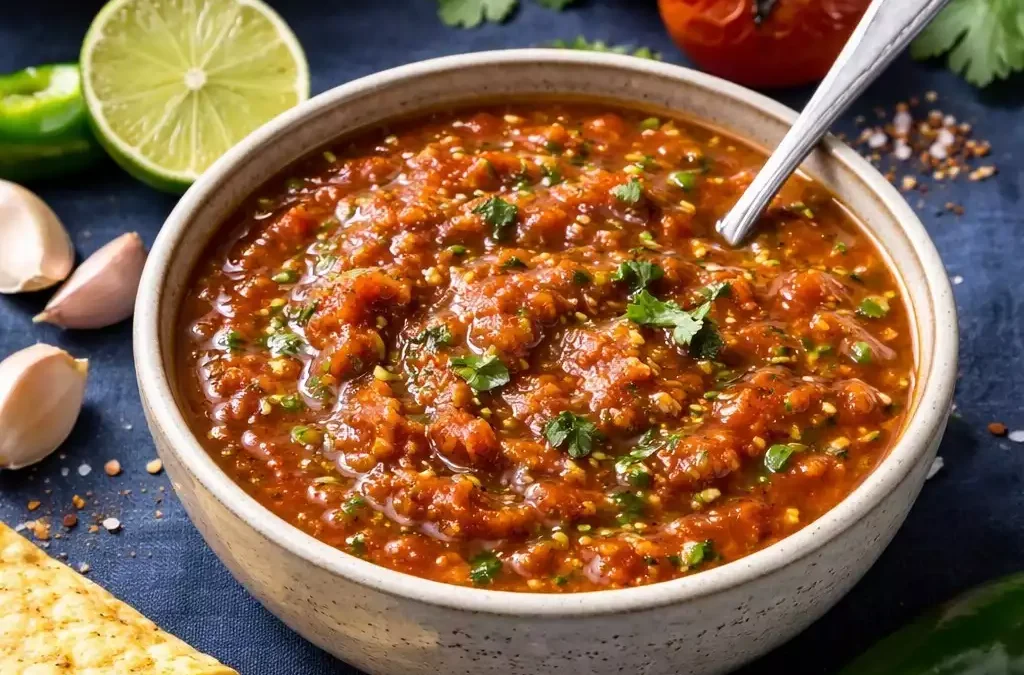 Salsa Roja — Roasted, Blended, Better Than Any Jar, Ten Minutes