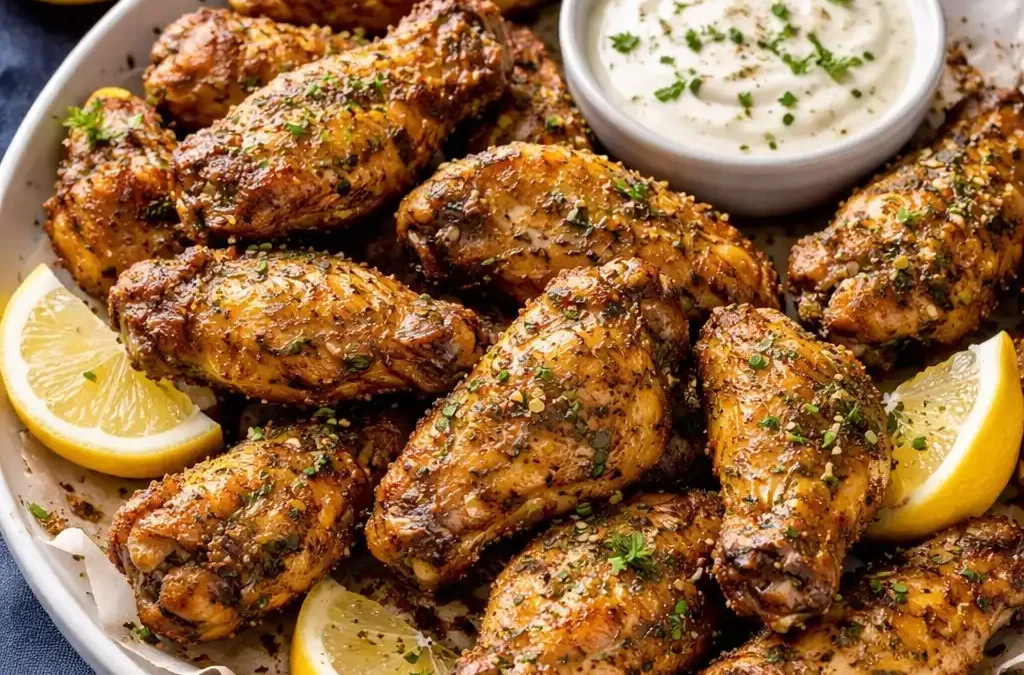 Lemon Pepper Wings — Dry Rubbed, Crispy Skin, All About the Ratio