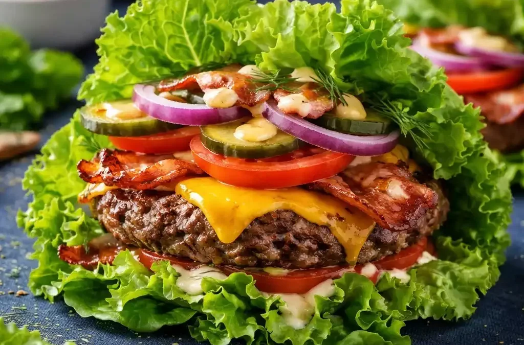 Lettuce Wrap Burger — Same Fillings, No Bun, All the Flavor