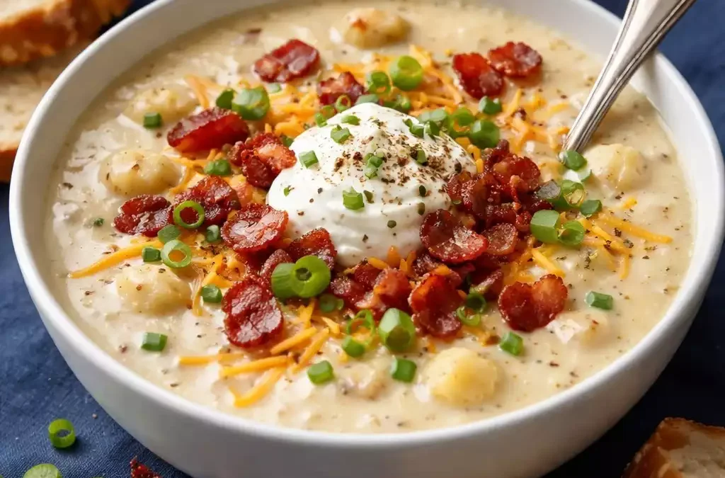 Loaded Baked Potato Soup — All the Toppings, in Soup Form