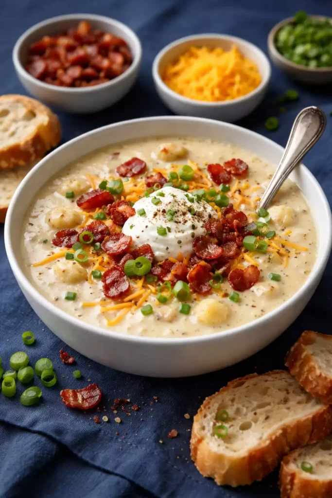 Loaded Baked Potato Soup — All the Toppings, in Soup Form