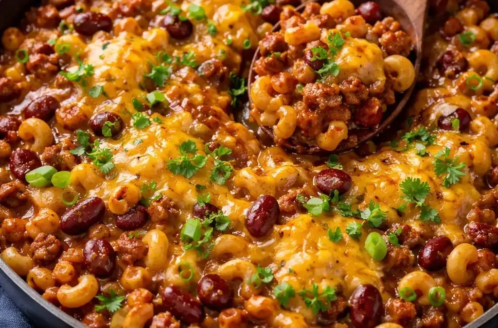 One-Pot Chili Mac — Two Favorites Combined Because Why Not