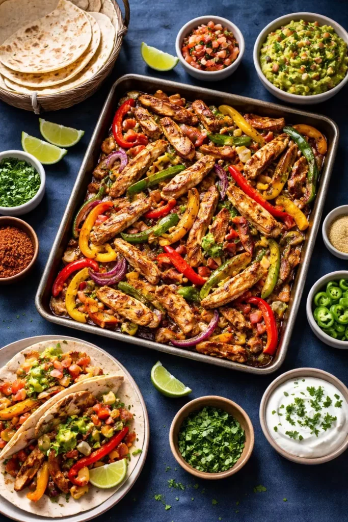 Sheet Pan Chicken Fajitas — One Pan, 20 Minutes, Dinner Done